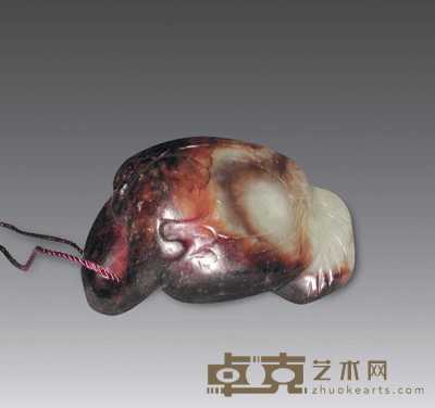 宋 旧玉凤凰形珮 长4cm
